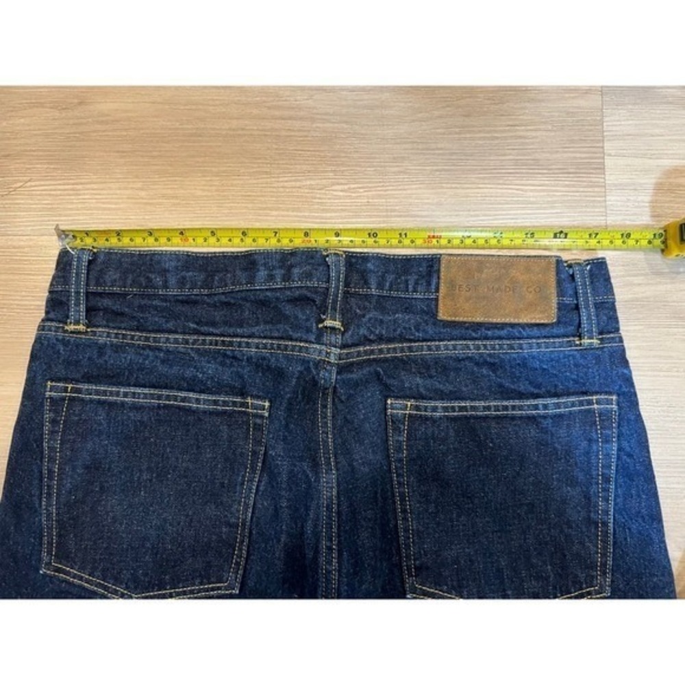 Classic Streetwear Style Selvedge Dark Denim Jeans Size 33W - Best Made Co. - Picture 6 of 9